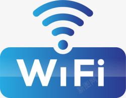 方形信号wifi无线网素材