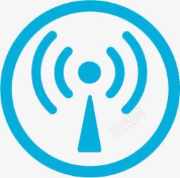 WiFi路由器地铁车站的蓝色图标png_新图网 https://ixintu.com MB WiFi router wifi 路由器
