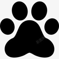 狗的爪印爪印图标高清图片
