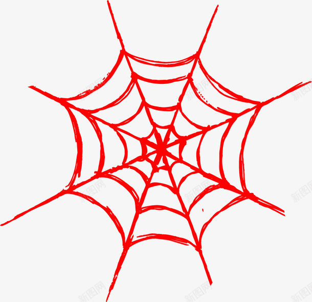 红色蜘蛛网png免抠素材_新图网 https://ixintu.com png图片 免抠素材 简单 红色 蜘蛛网