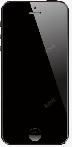苹果8plusiPhone8亮黑色高清图片