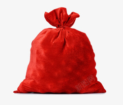 红色个礼物袋子素材