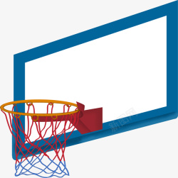 高清篮球篮球框元素高清图片