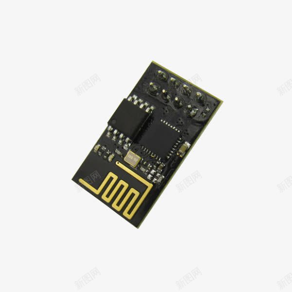 ESP8266串口WIFI无线收发模块png免抠素材_新图网 https://ixintu.com 产品实物 开发板 无线模块 电路