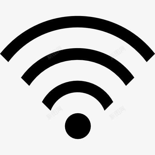 WiFi图标png_新图网 https://ixintu.com WIFI图案 互联网 多媒体 接口 无线WiFi 标志 用户界面 计算机技术 连接