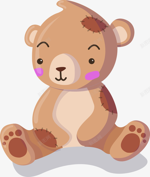 儿童节害羞的小熊玩偶png免抠素材_新图网 https://ixintu.com 儿童节 害羞的小熊 小熊玩偶 开心 玩具小熊 破旧 难为情