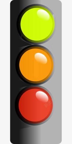 交通指示灯灰色的交通指示灯高清图片