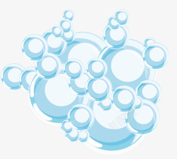 化学物质蓝白色反光的化学肥皂泡高清图片