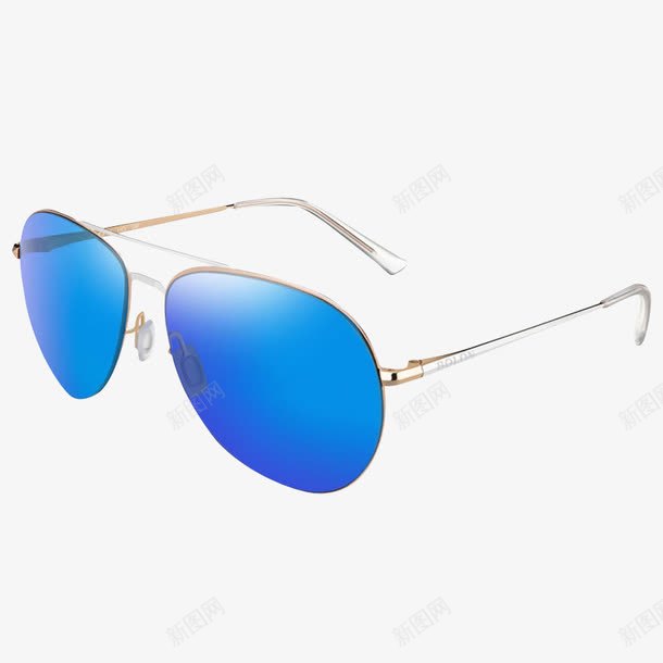 蓝色的太阳镜png免抠素材_新图网 https://ixintu.com 墨镜 太阳镜 时尚 暴龙眼镜 眼镜