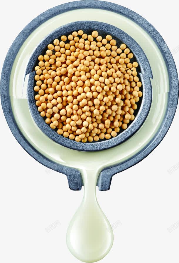 豆浆新鲜熬制豆子png免抠素材_新图网 https://ixintu.com 新鲜 豆子 豆浆
