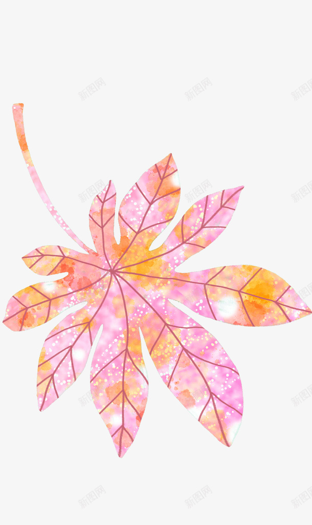 闪亮紫色树叶水彩图png免抠素材_新图网 https://ixintu.com 叶子 植物 水彩图 紫色树叶 美丽的 闪亮的