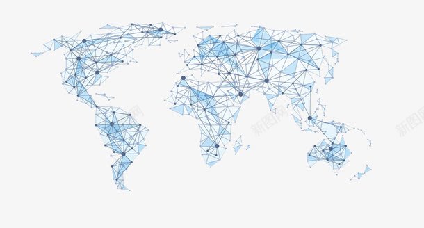 低多边形世界地图png免抠素材_新图网 https://ixintu.com 低多边形世界地图分界 分界 划分 区别 国家 国界线 地域线 高清免扣素材