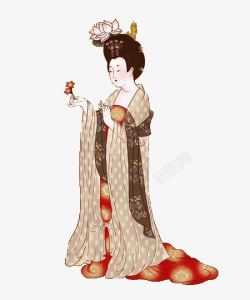 唐朝皇上服饰生活的艺术高清图片