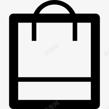 袋携带金融购物购物袋财务图标图标