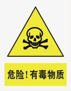 安全标识标牌有毒物质图标高清图片