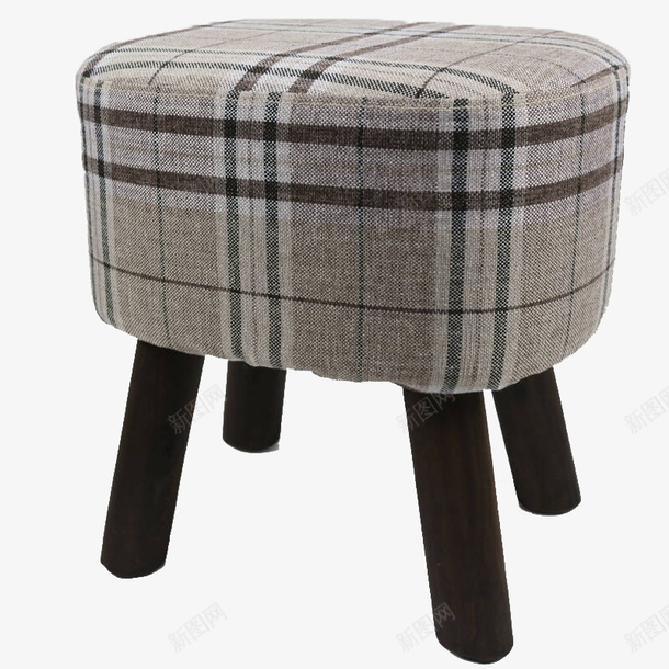 灰色小沙发凳子png免抠素材_新图网 https://ixintu.com 产品实物 小凳子素材 沙发凳子素材