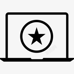 SPECIAL最喜欢的笔记本电脑标志特殊明星图标高清图片