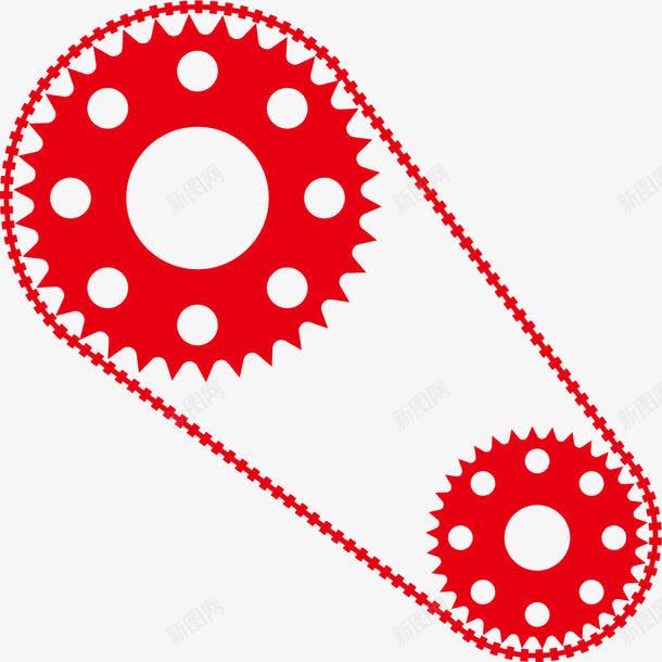 自行车齿轮链条png免抠素材_新图网 https://ixintu.com 机械 自行车链条 金属 铰接 链条 齿轮 齿轮链条