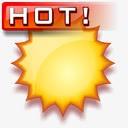 hot天气热图标图标