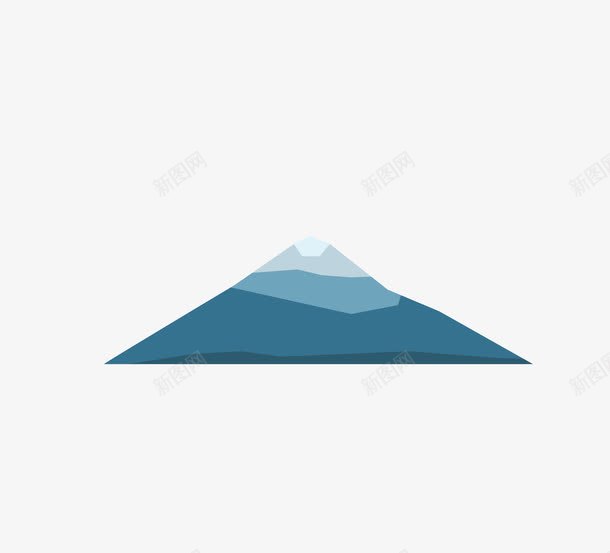 富士山png免抠素材_新图网 https://ixintu.com 卡通富士山 和风 日本 美丽的富士山
