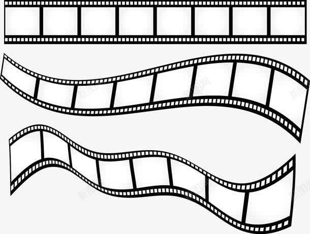 展开的胶卷插图矢量图eps免抠素材_新图网 https://ixintu.com 幻灯软片 电影胶片 胶卷 矢量图