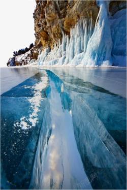 冰川水冰冻的冰川高清图片