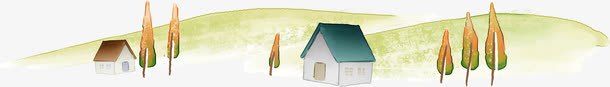 创意手绘合成乡村的小房子png免抠素材_新图网 https://ixintu.com 乡村 创意 合成 房子