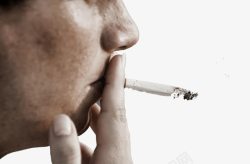 打鼻扣的男人吸烟的男人高清图片