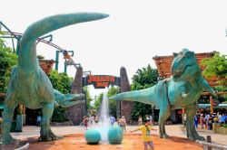 恐龙实物图新加坡环球影城高清图片