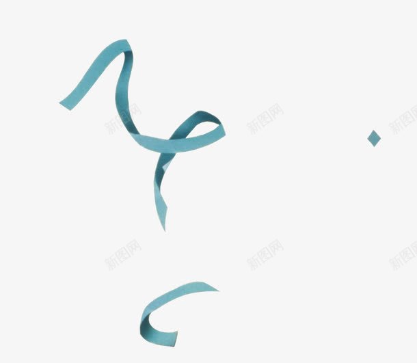 彩带漂浮物png免抠素材_新图网 https://ixintu.com 彩带 悬浮 漂浮物 纸条 蓝色条状