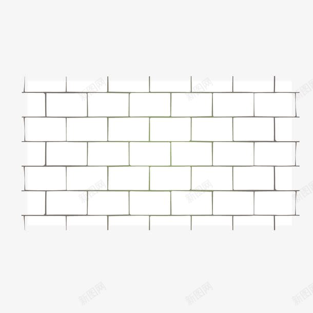 白色砖墙手绘墙壁png免抠素材_新图网 https://ixintu.com 墙壁 手绘 白色 白色墙壁 砖墙