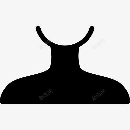 人体颈部图标png_新图网 https://ixintu.com 人 医疗 女人的肩膀上 身体的一部分