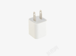 充电头免抠素材白色充电苹果数据头高清图片