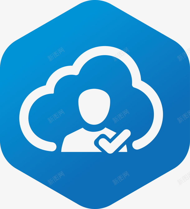 蓝色云端图标png_新图网 https://ixintu.com 云 云服务 互联网 信息 共享 数据 智慧云 物联网 电脑 蓝色 计算 计算机