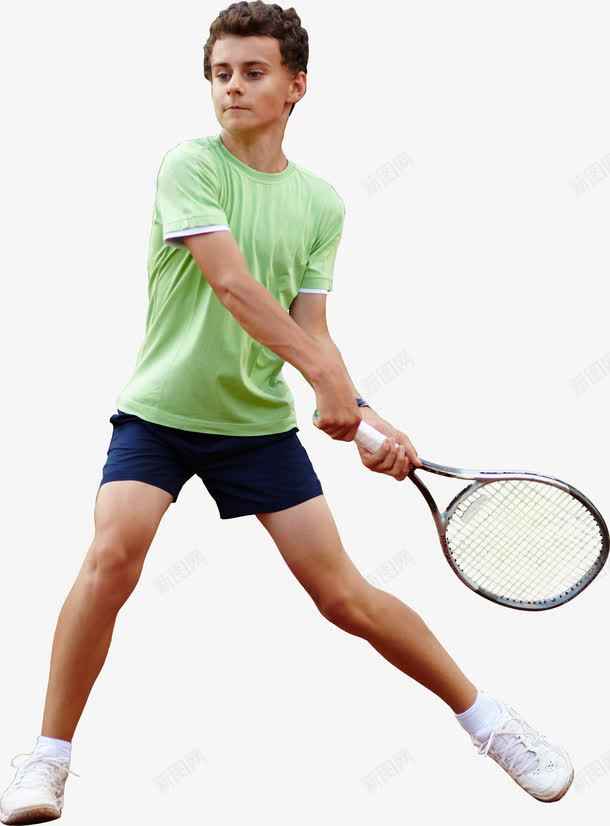 网球png免抠素材_新图网 https://ixintu.com 健身 打网球 网球拍 运动