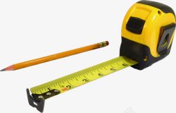 测量计算卷尺铅笔素材