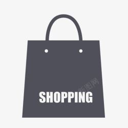 袋购买购物中心店购物灰色应用类素材