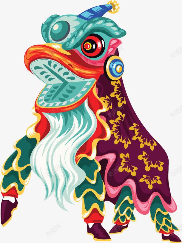 插画中国传统舞狮矢量图eps免抠素材_新图网 https://ixintu.com 中国 中国传统 传统 传统素材 插画 矢量图形 矢量插画 矢量素材 素材 素材中国 舞狮 矢量图