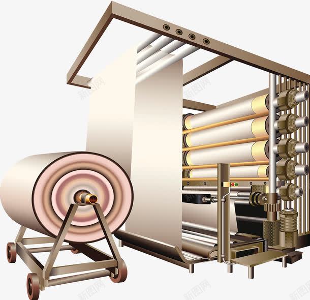 纺织机械设备png免抠素材_新图网 https://ixintu.com 机床 机械设备 精密仪器 纺织业