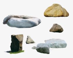 假山后期素材石头造型高清图片