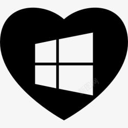 操作系统的爱Windows爱好者图标高清图片