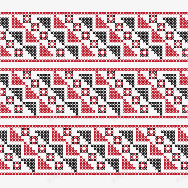 针织面料图案边框图案矢量图ai免抠素材_新图网 https://ixintu.com 彩色花纹 民族无缝花纹 矢量民族花纹 纺织 背景织物 背景花纹 针织 针织花纹 面料 矢量图