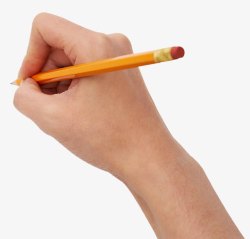 铅笔绘画手握铅笔绘画手势高清图片