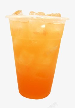 黄色水果汁芒果块儿茶高清图片