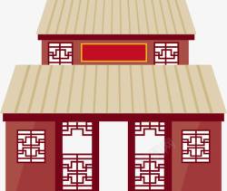 中国式建筑中国建筑矢量图高清图片