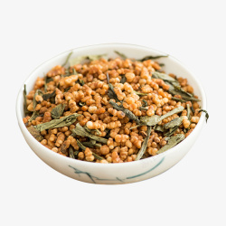 玉露玄米茶日式玄米绿茶煎玄米茶碗高清图片