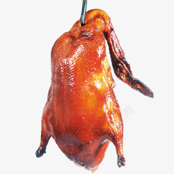 美味烤鸭实物全聚德北京烤鸭高清图片