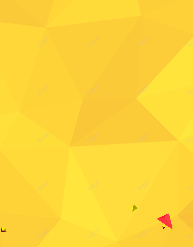 黄色低多边形电商背景jpg设计背景_新图网 https://ixintu.com h5背景素材 三角形 低多边形 几何形状 大红色 欢庆 电商 黄色