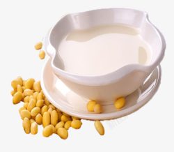 牛奶黄豆豆浆高清图片