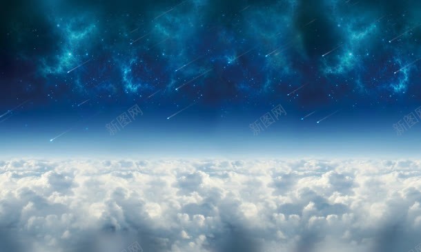 蓝天星空厚厚的云层jpg设计背景_新图网 https://ixintu.com 云层 厚厚的 星空 蓝天